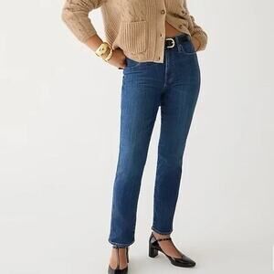 J Crew Curvy Vintage Slim Straight Jeans Wakeman Wash Rigid Denim Womens 27